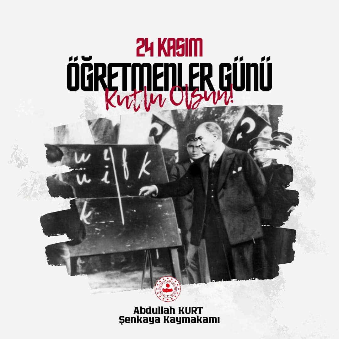 24 Kasım Öğretmenler Günü Kutlu Olsun